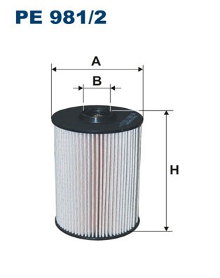 Bränslefilter Filtron PE 981/2 FILTRON