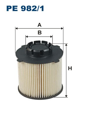 Bränslefilter Filtron PE 982/1 FILTRON