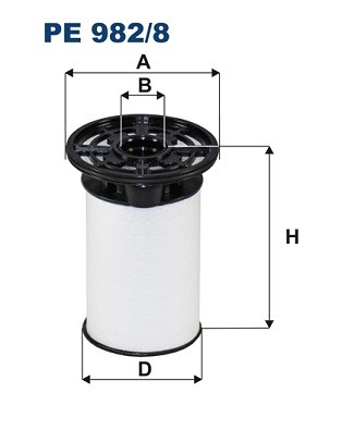 Bränslefilter Filtron PE 982/8 FILTRON