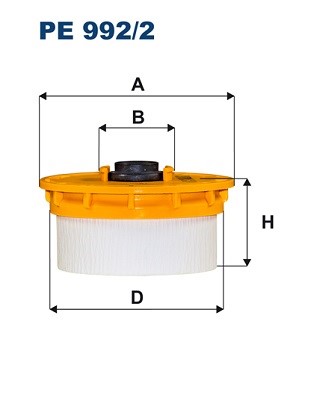Bränslefilter Filtron PE 992/2 FILTRON
