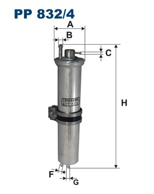 Bränslefilter Filtron PP 832/4 FILTRON
