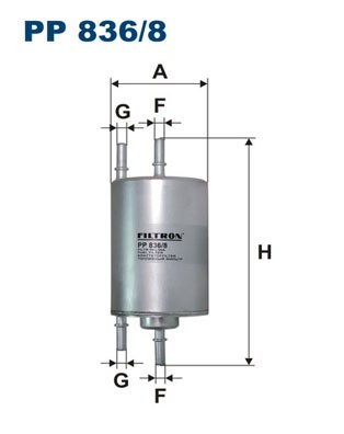 Bränslefilter Filtron PP 836/8 FILTRON