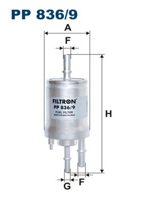 Bränslefilter Filtron PP 836/9 FILTRON