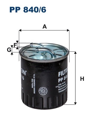 Bränslefilter Filtron PP 840/6 FILTRON