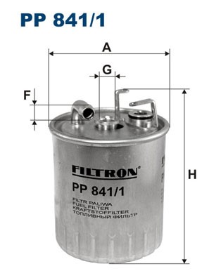 Bränslefilter Filtron PP 841 FILTRON