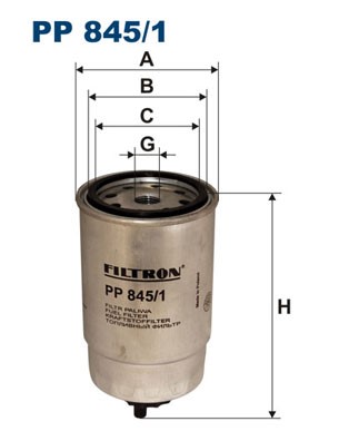 Bränslefilter Filtron PP 845 FILTRON