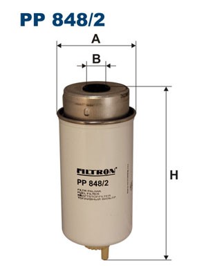 Bränslefilter Filtron PP 848/2 FILTRON