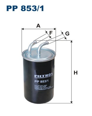 Bränslefilter Filtron PP 853 FILTRON