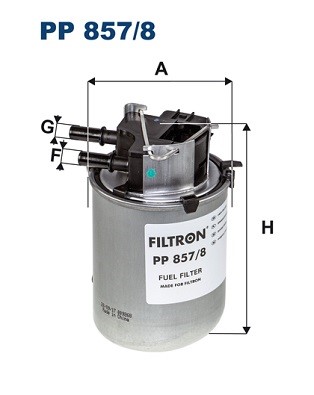 Bränslefilter Filtron PP 857/8 FILTRON