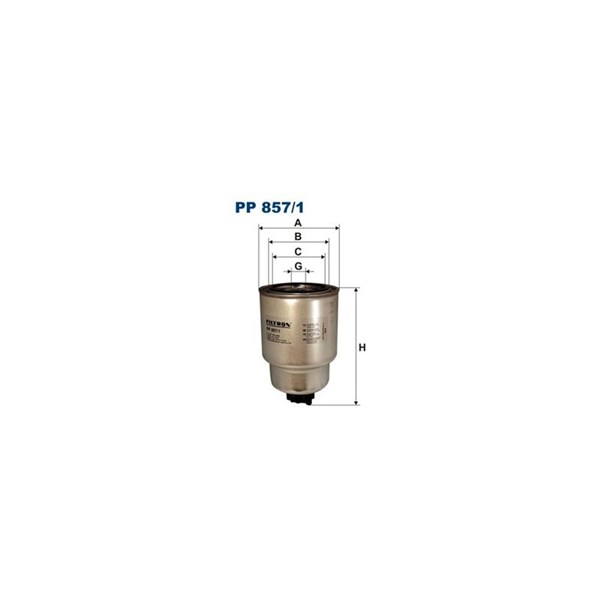 Bränslefilter Filtron PP 857 FILTRON