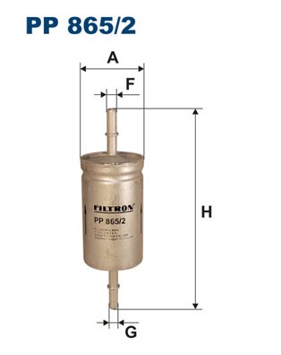 Bränslefilter Filtron PP 865/2 FILTRON