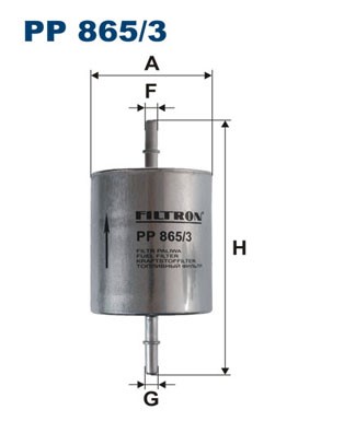 Bränslefilter Filtron PP 865/3 FILTRON