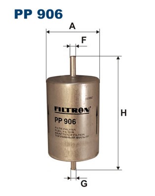 Bränslefilter Filtron PP 906 FILTRON