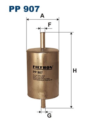 Bränslefilter Filtron PP 907 FILTRON
