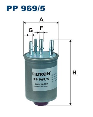 Bränslefilter Filtron PP 969/5 FILTRON