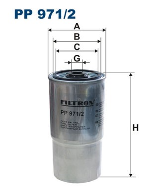 Bränslefilter Filtron PP 971/2 FILTRON
