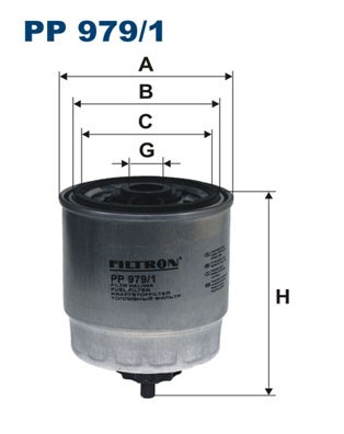 Bränslefilter Filtron PP 979/1 FILTRON
