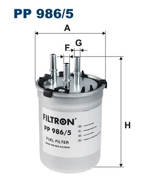 Bränslefilter Filtron PP 986/5 FILTRON Bränslefilter Filtron PP 986/5 FILTRON
