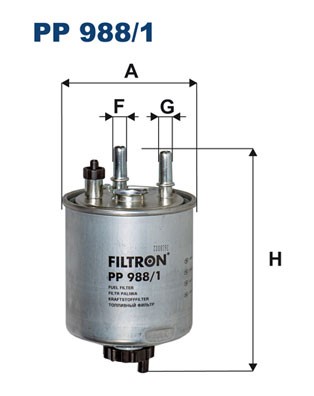 Bränslefilter Filtron PP 988/1 FILTRON