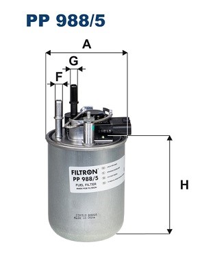 Bränslefilter Filtron PP 988/5 FILTRON