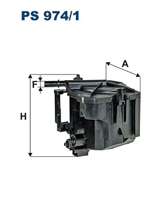 Bränslefilter Filtron PS 974/1 FILTRON