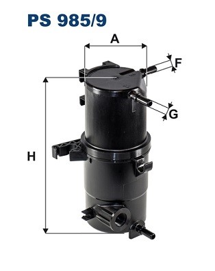 Bränslefilter Filtron PS 985/9 FILTRON