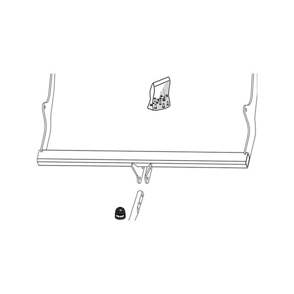 Dragkrok, fast Brink 509300 BRINK