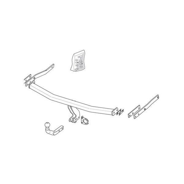 Dragkrok, fast Brink 512500 BRINK