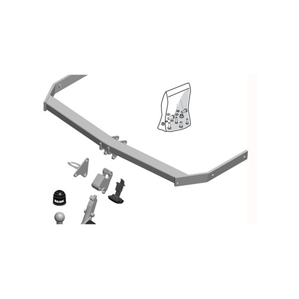 Dragkrok, Avtagbar Brink 515100 BRINK
