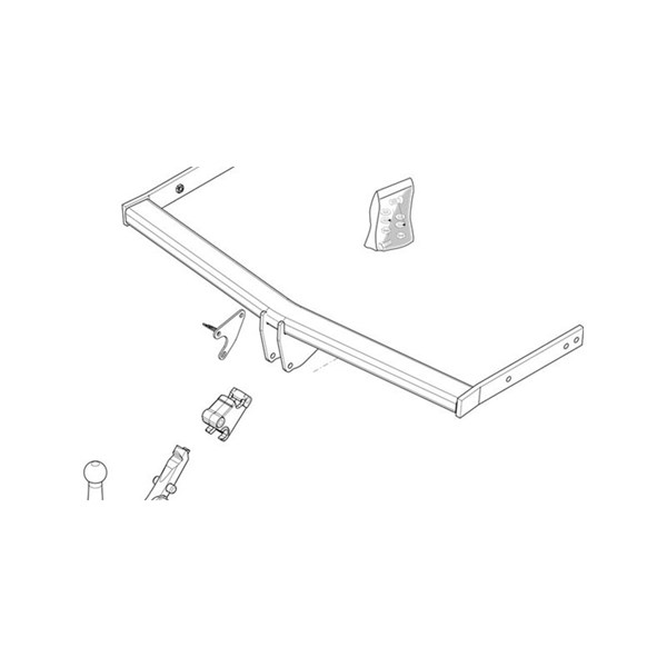 Dragkrok, Avtagbar Brink 519200 BRINK