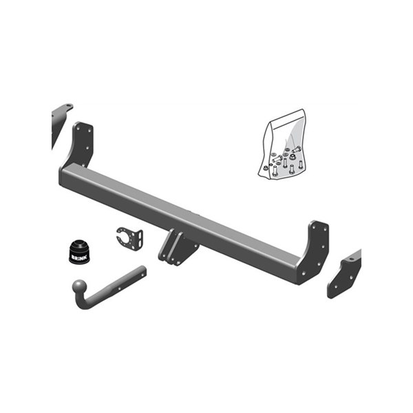 Dragkrok, fast Brink 552400 BRINK