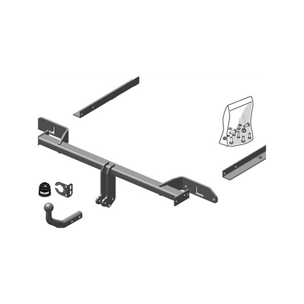 Dragkrok, fast Brink 552600 BRINK