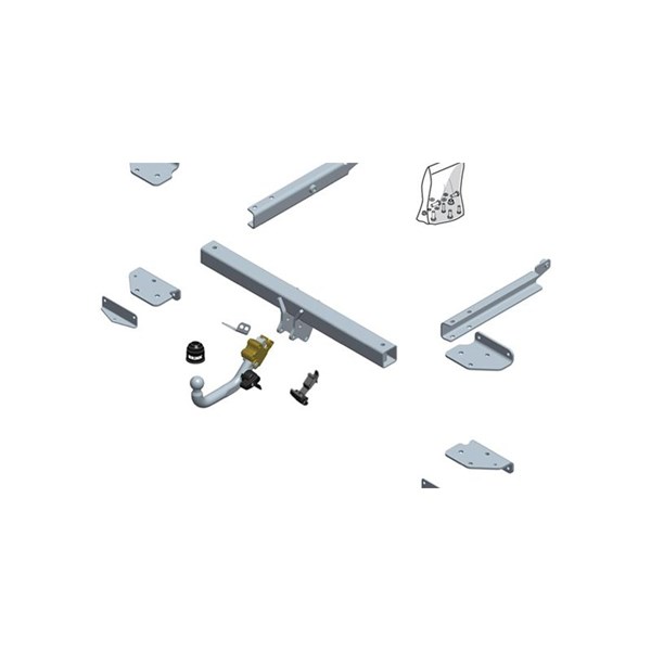 Dragkrok, Avtagbar Brink 554200 BRINK