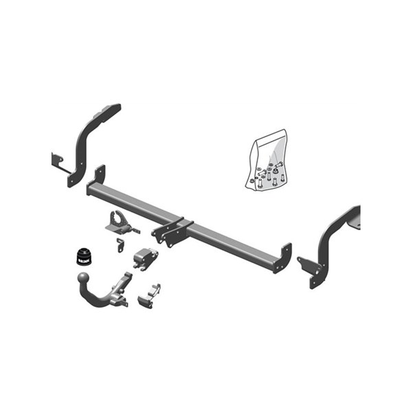 Dragkrok, Avtagbar Brink 554300 BRINK