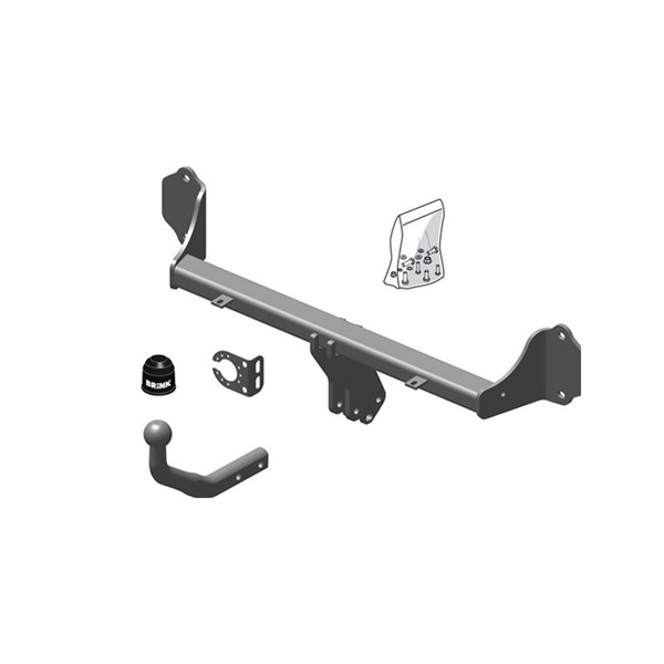 Dragkrok, fast Brink 554400 BRINK