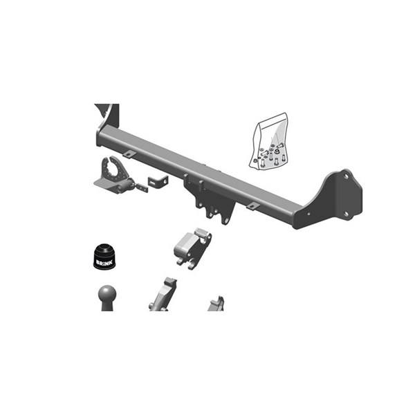 Dragkrok, Avtagbar Brink 554500 BRINK Dragkrok, Avtagbar Brink 554500 BRINK