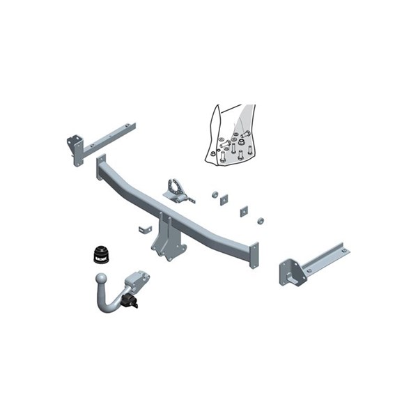 Dragkrok, Avtagbar Brink 558100 BRINK