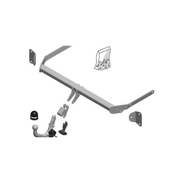 Dragkrok, Avtagbar Brink 562800 BRINK