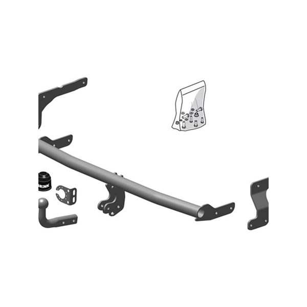 Dragkrok, fast Brink 570700 BRINK