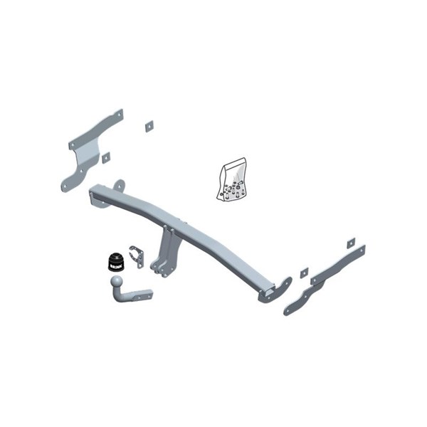 Dragkrok, fast Brink 584400 BRINK