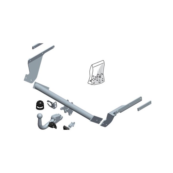 Dragkrok, Avtagbar Brink 592200 BRINK