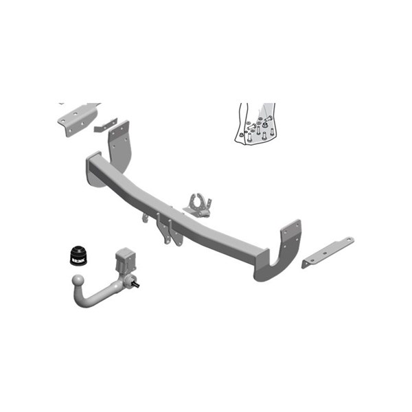 Dragkrok, Avtagbar Brink 592800 BRINK