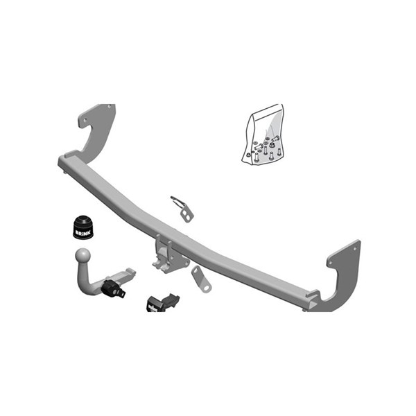 Dragkrok, Avtagbar Brink 596300 BRINK