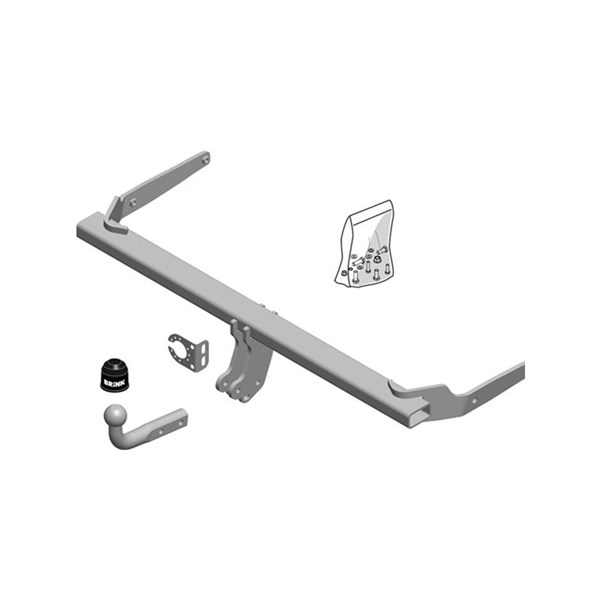 Dragkrok, fast Brink 598400 BRINK