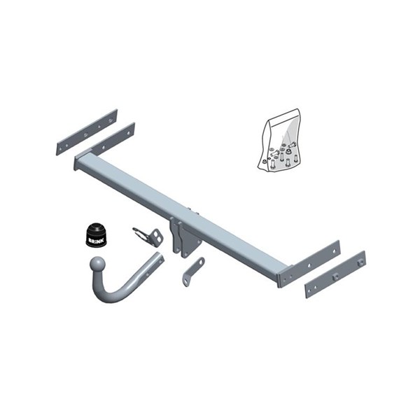 Dragkrok, fast Brink 612800 BRINK