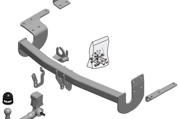 Dragkrok, Avtagbar Brink 643900 BRINK Dragkrok, Avtagbar Brink 643900 BRINK