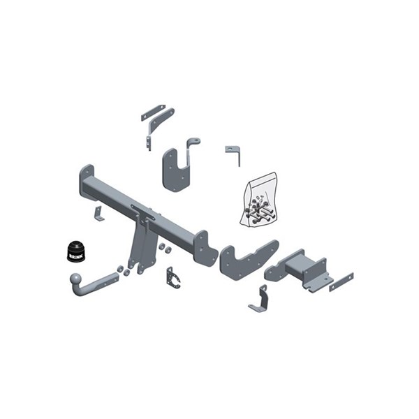 Dragkrok, fast Brink 648900 BRINK