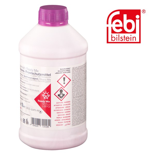 Glykol G12++ (-35°C färdigblandad), Universal FEBI BILSTEIN