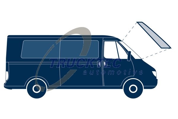 Tätning, vindruta Trucktec automotive 01.50.018 TRUCKTEC AUTOMOTIVE