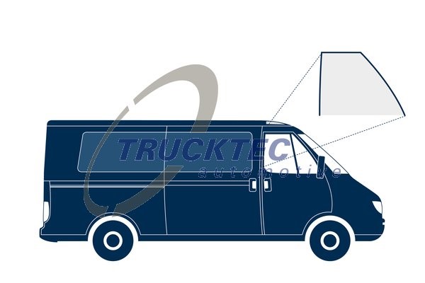 Prydnads-/ Skyddlist,  sidoruta Trucktec automotive 01.67.161 TRUCKTEC AUTOMOTIVE
